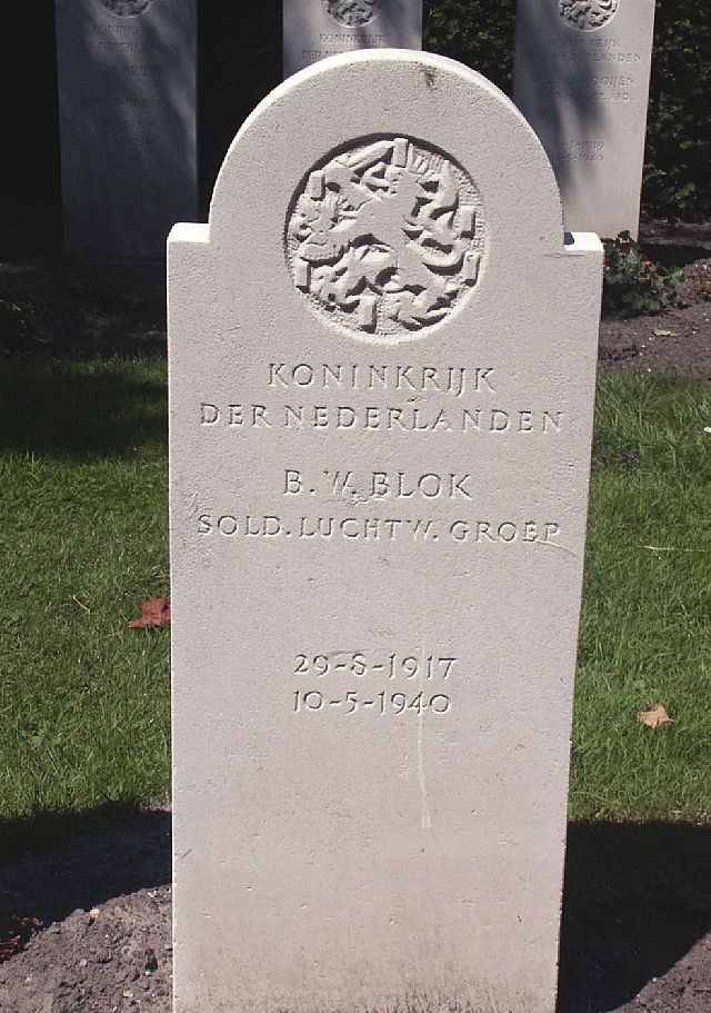 Afbeelding van graf of monument van Bartholomeus Willem Blok