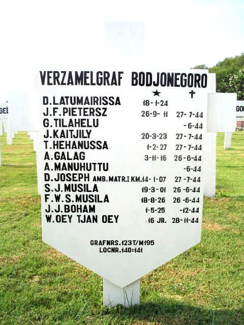 Afbeelding van graf of monument van Daniël Latumairissa