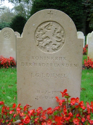 Grafsteen van Josephus Gerardus Johannes Diemel