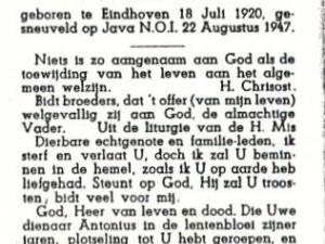 Portret van Antonius Johannes van de Moesdijk