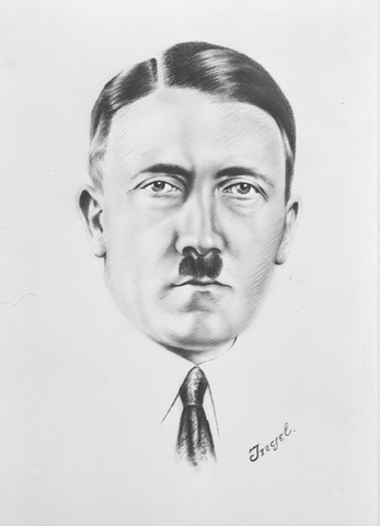 Portret van Adolf Hitler