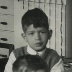 Klassenfoto van Werner Basz op de Voorbereidende school No. 51, Amsterdam, 1935