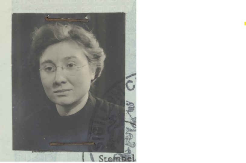 Pasfoto Maria Kerpel, omstreeks 1935-1940