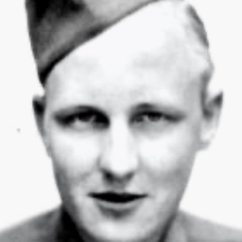 A.P. Blokland als GI in Frankrijk (1945)