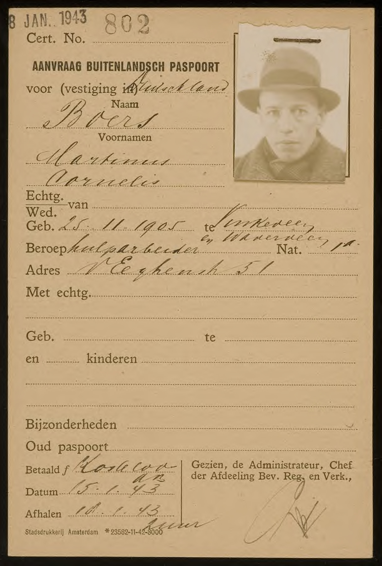 Martinus Cornelis Boers