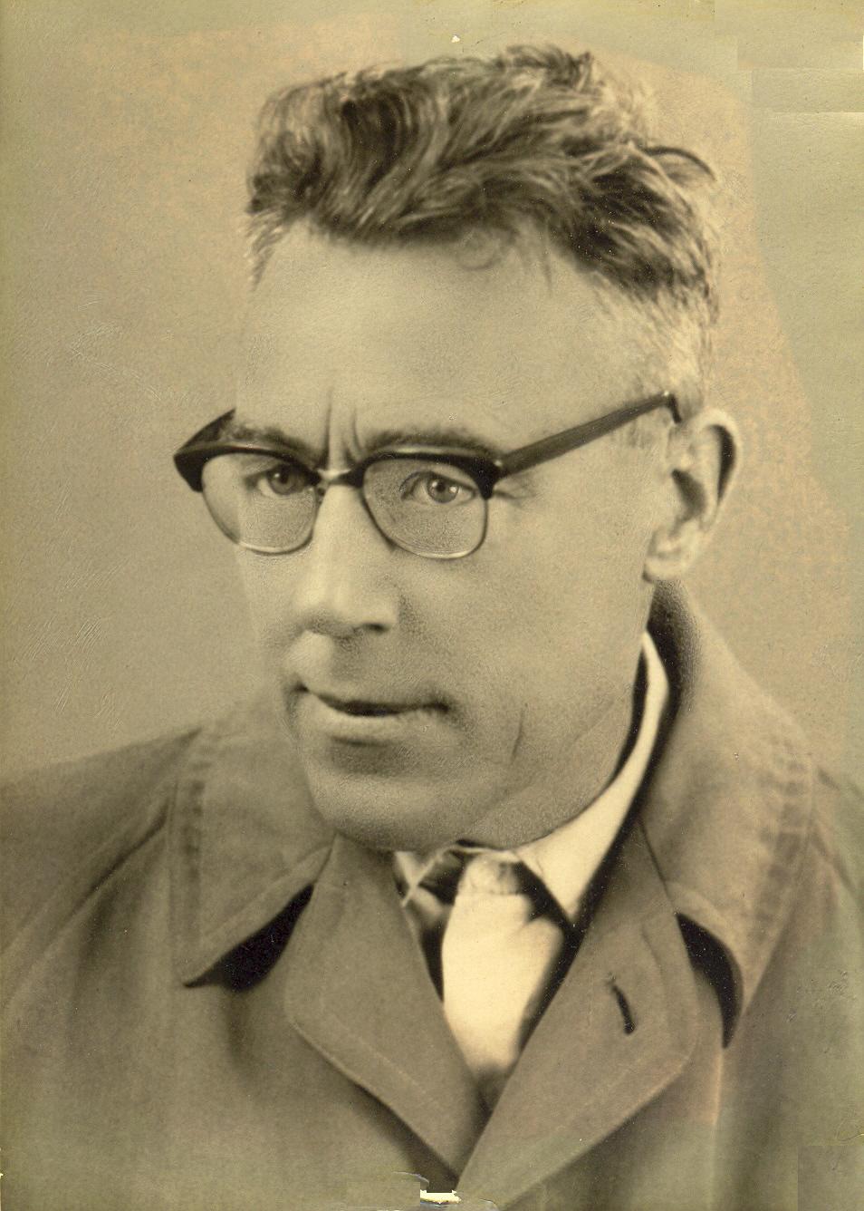 Portret foto van mijn opa Arie van Kooten