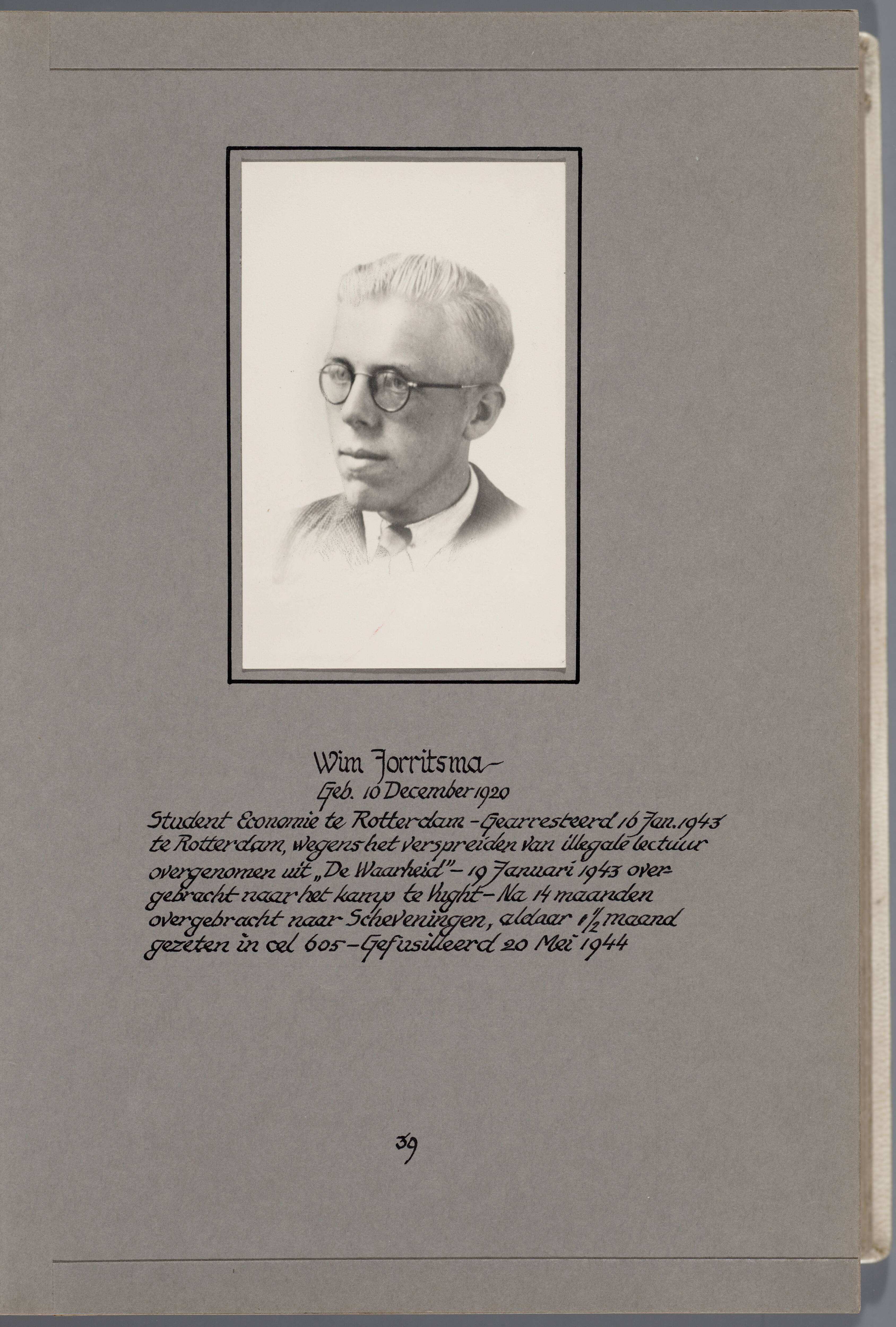 Stichting Oranjehotel: Doodenboeken Wim Jorritsma