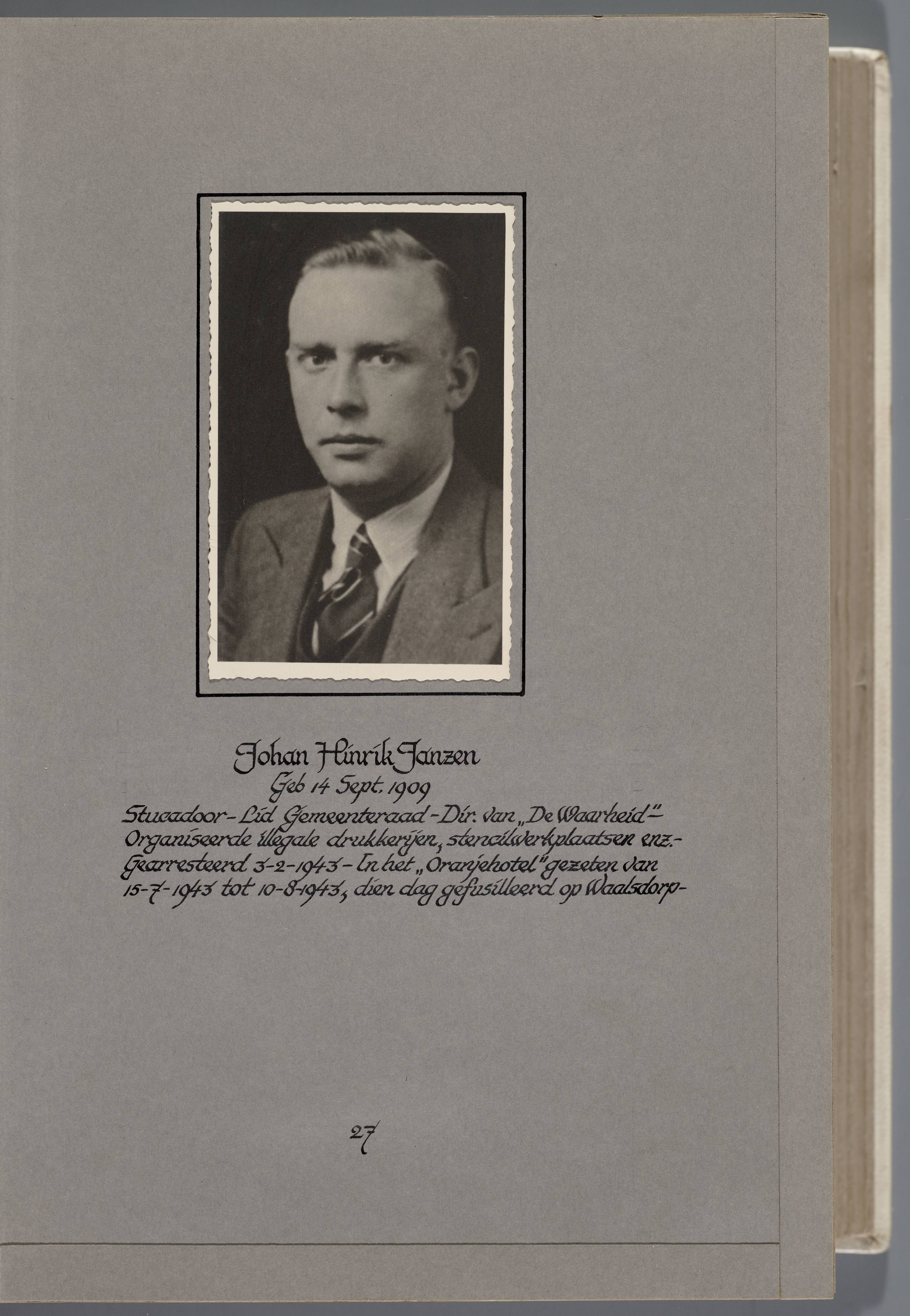 Stichting Oranjehotel: Doodenboeken Ernst Cahn