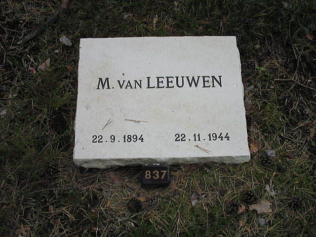 Afbeelding van graf of monument van Marinus van Leeuwen