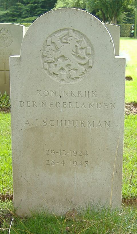 Afbeelding van graf of monument van Arend Jan Schuurman