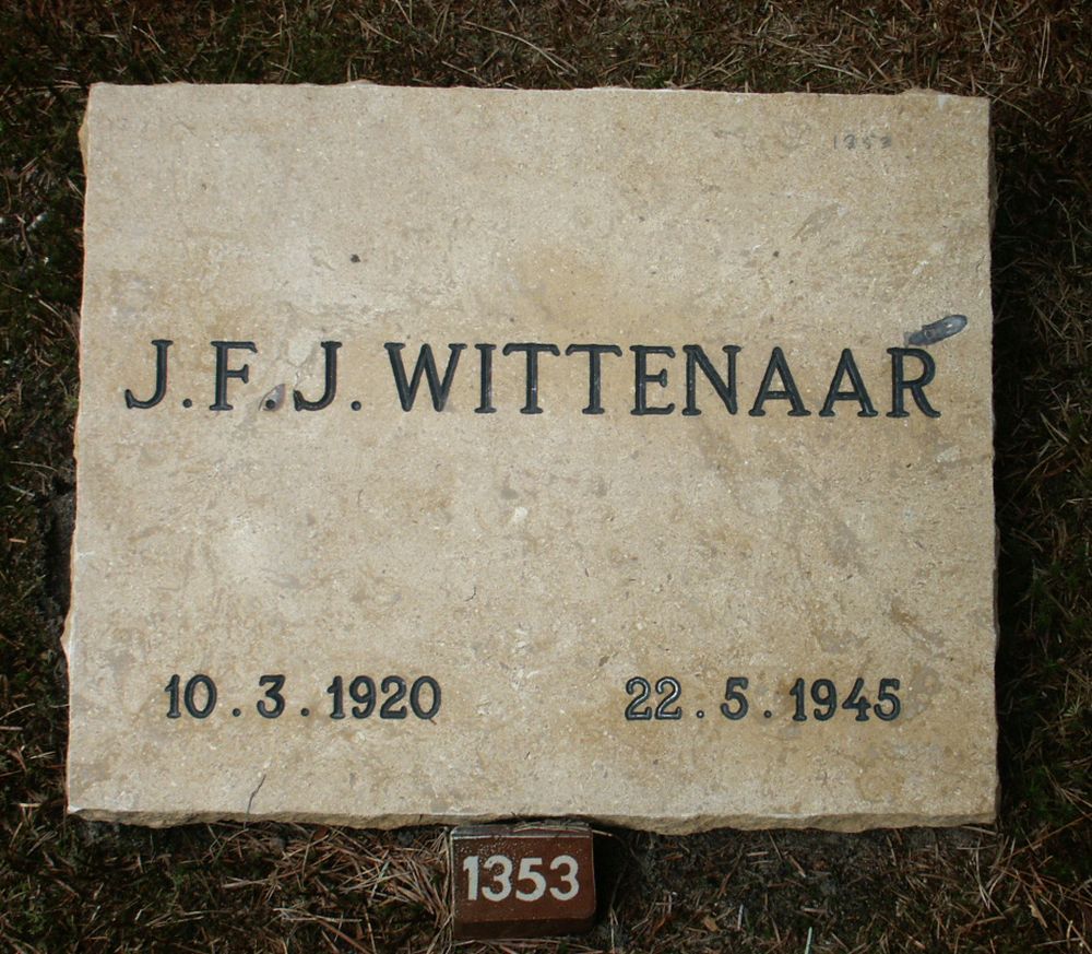 Afbeelding van graf of monument van Jacob Franciscus Josinus Wittenaar