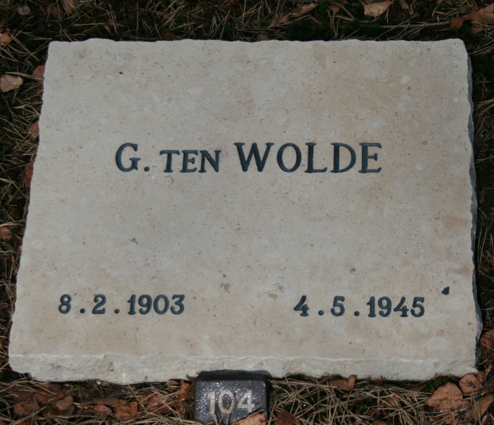 Afbeelding van graf of monument van Garbrand ten Wolde