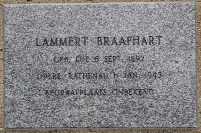 Afbeelding van graf of monument van Lammert Braafhart