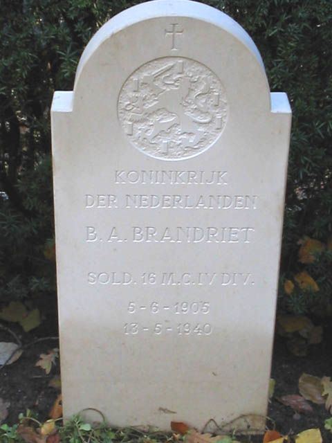 Afbeelding van graf of monument van Bernard Albertus Brandriet