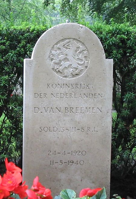Afbeelding van graf of monument van Dirk van Breemen