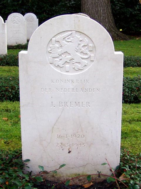 Afbeelding van graf of monument van Jan Bremer
