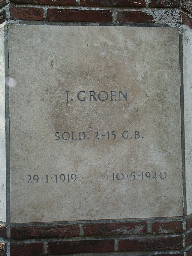 Afbeelding van graf of monument van Johannes Groen