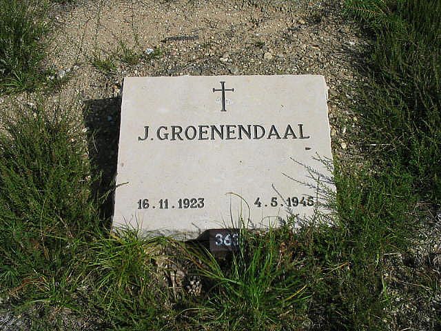 Afbeelding van graf of monument van Johannes Groenendaal