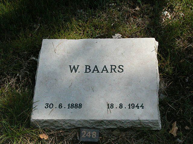 Afbeelding van graf of monument van Willem Baars