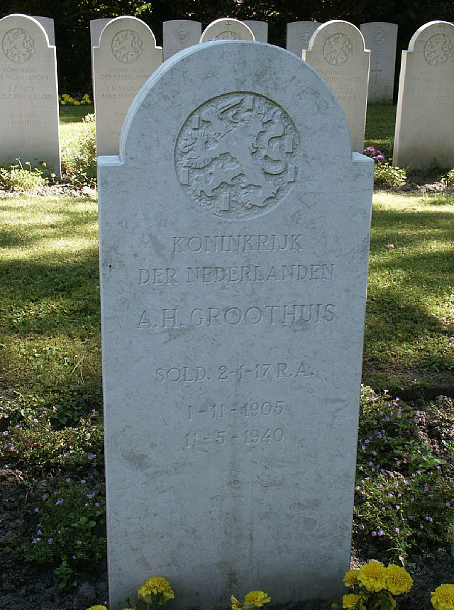 Afbeelding van graf of monument van Arend Herman Groothuis