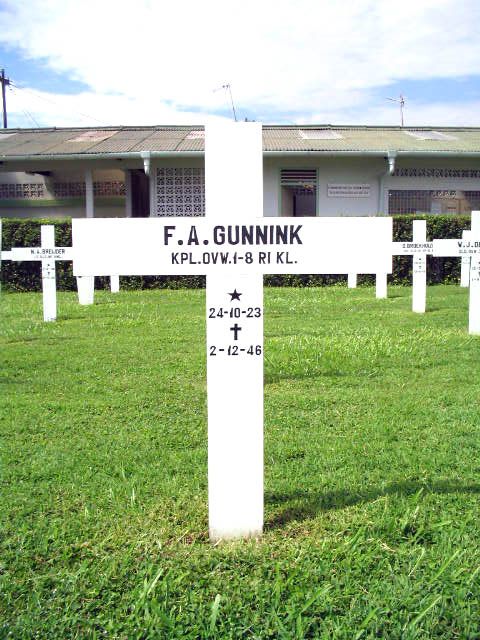 Afbeelding van graf of monument van Frans Albert Gunnink