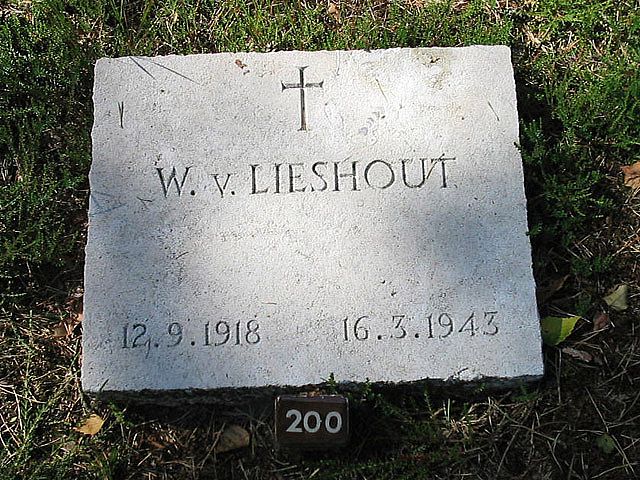 Afbeelding van graf of monument van Wilhelmus van Lieshout