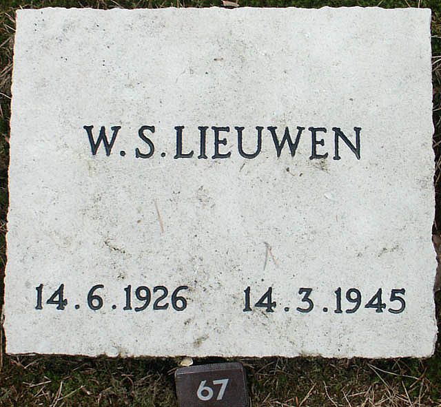 Afbeelding van graf of monument van William Stephan Lieuwen