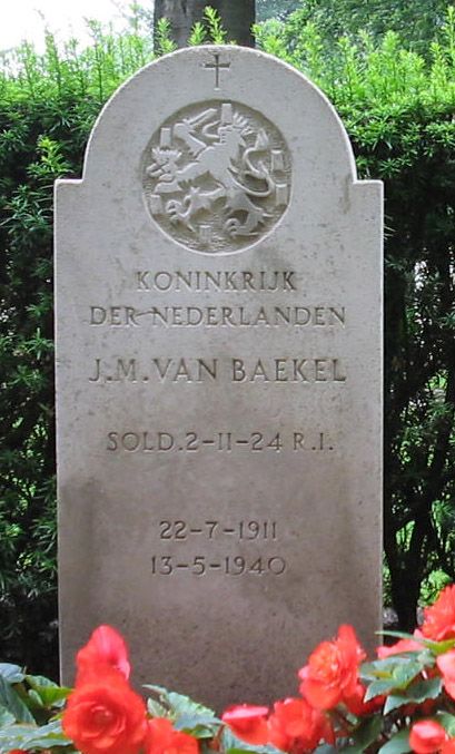 Afbeelding van graf of monument van Jan Machiel van Baekel