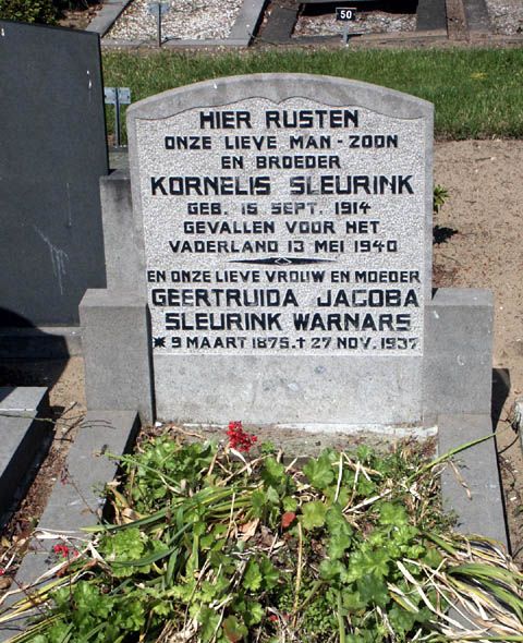 Afbeelding van graf of monument van Kornelis Sleurink