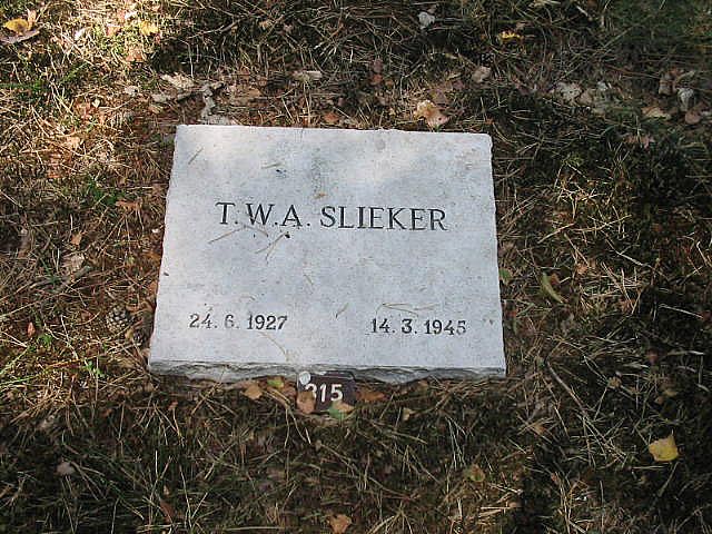 Afbeelding van graf of monument van Theodorus Wilhelmus Antonius Slieker