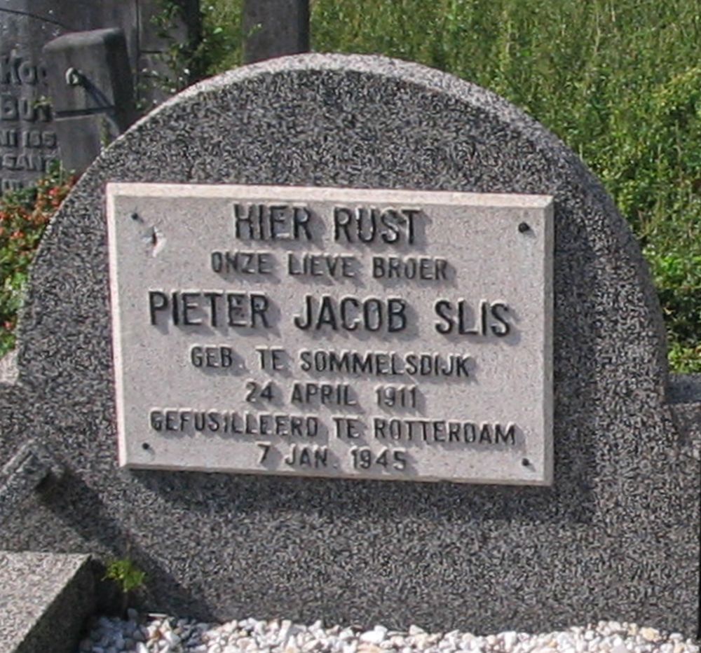 Afbeelding van graf of monument van Pieter Jacob Slis