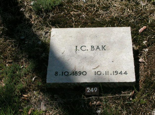 Afbeelding van graf of monument van Jan Cornelis Bak