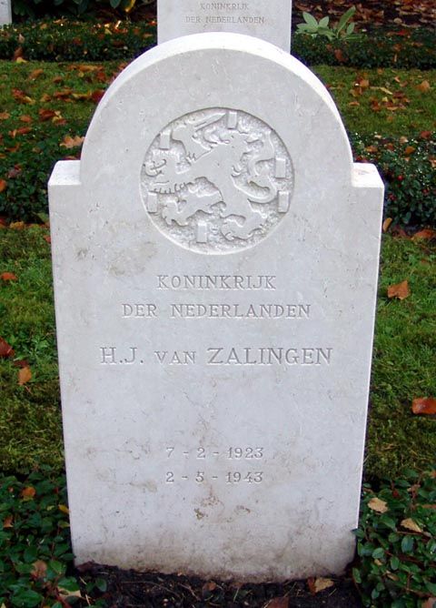 Afbeelding van graf of monument van Hendrik Jan van Zalingen