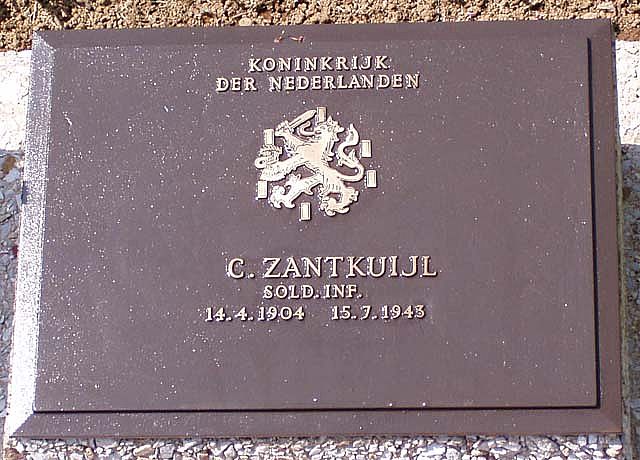 Afbeelding van graf of monument van Cornelis Zantkuijl
