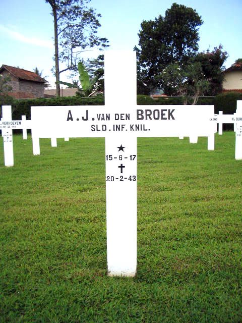 Afbeelding van graf of monument van Andreas Johannes van den Broek