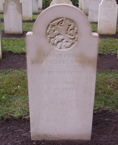 Afbeelding van graf of monument van Gerrit Broekhuis