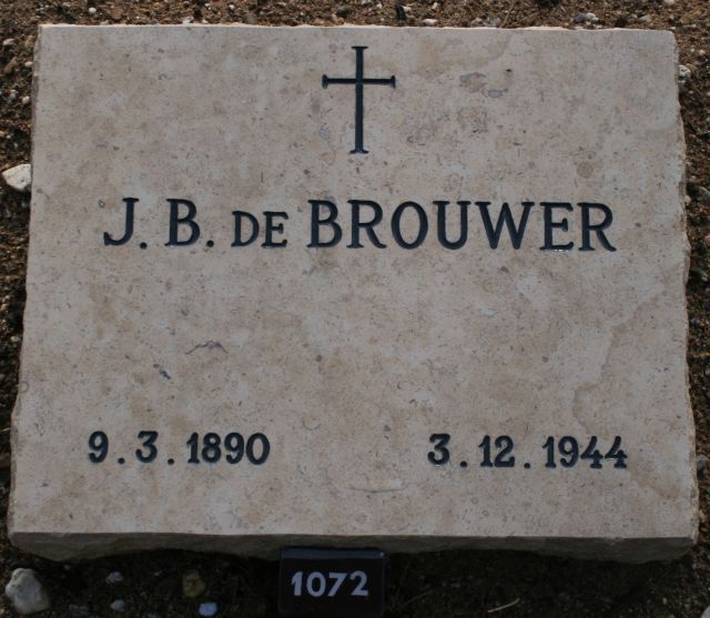 Afbeelding van graf of monument van Johannes Bernardus de Brouwer