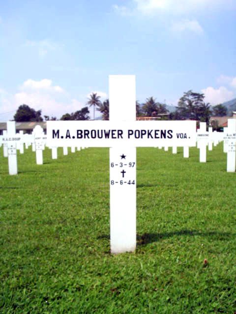 Afbeelding van graf of monument van Maximiliaan Alfred Brouwer Popkens