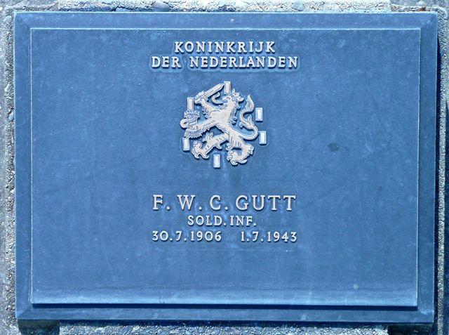 Afbeelding van graf of monument van Frederik Willem Coenraad Gutt
