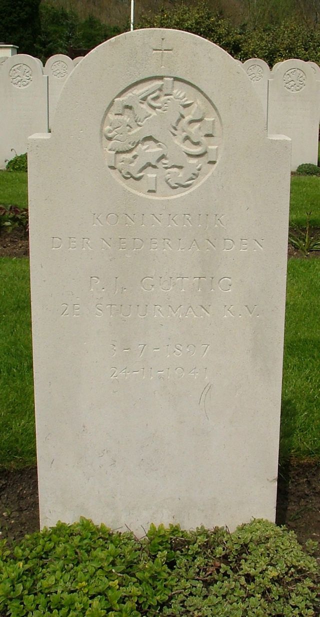 Afbeelding van graf of monument van Philippus Jacobus Guttig