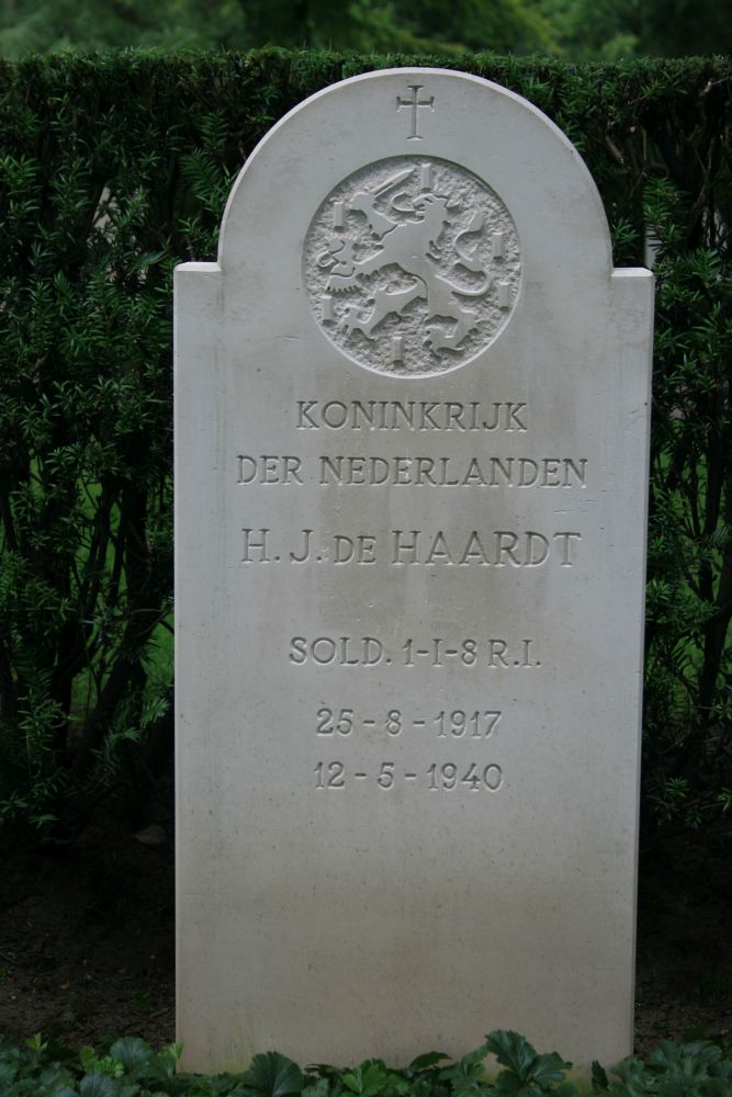 Afbeelding van graf of monument van Hendricus Johannes de Haardt
