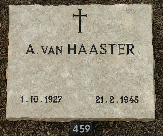 Afbeelding van graf of monument van Antonius van Haaster
