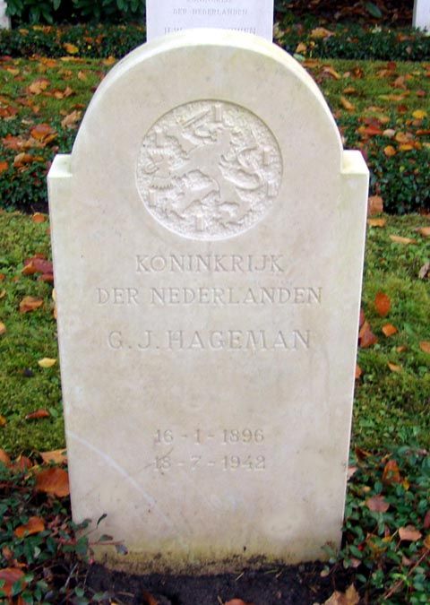 Afbeelding van graf of monument van Gerhardus Johannes Hageman