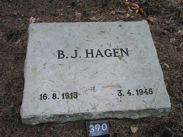 Afbeelding van graf of monument van Bertus Johan Hagen