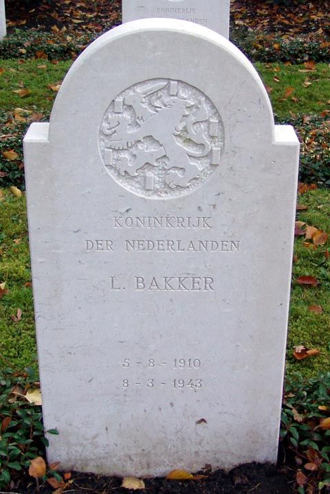 Afbeelding van graf of monument van Leendert Bakker
