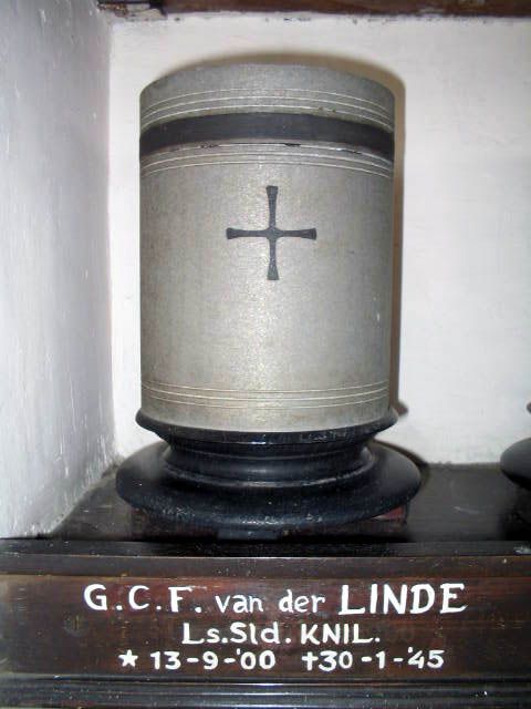 Afbeelding van graf of monument van George Christiaan Frans van der Linde