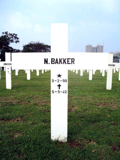Afbeelding van graf of monument van Nicolaas Bakker