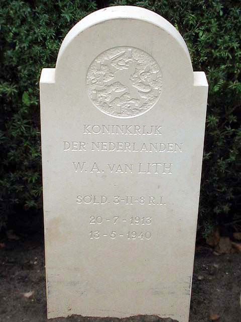 Afbeelding van graf of monument van Willem Antonie van Lith