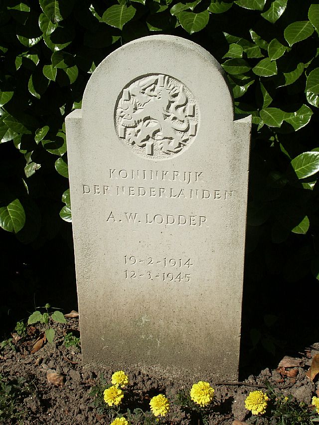 Afbeelding van graf of monument van Anne Willem Lodder