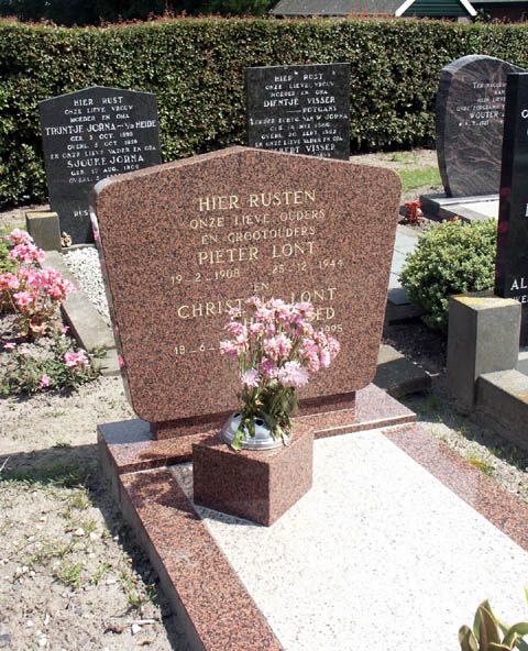 Afbeelding van graf of monument van Pieter Lont